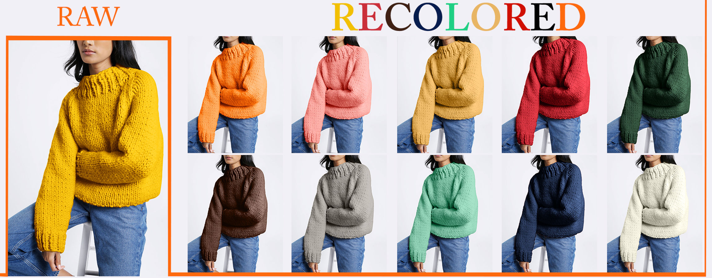 product photo recoloring